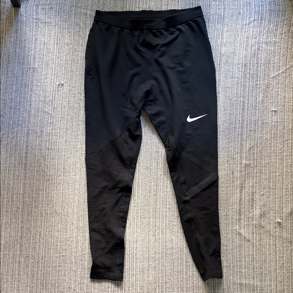 Nike Mens Black and White Sweatpants